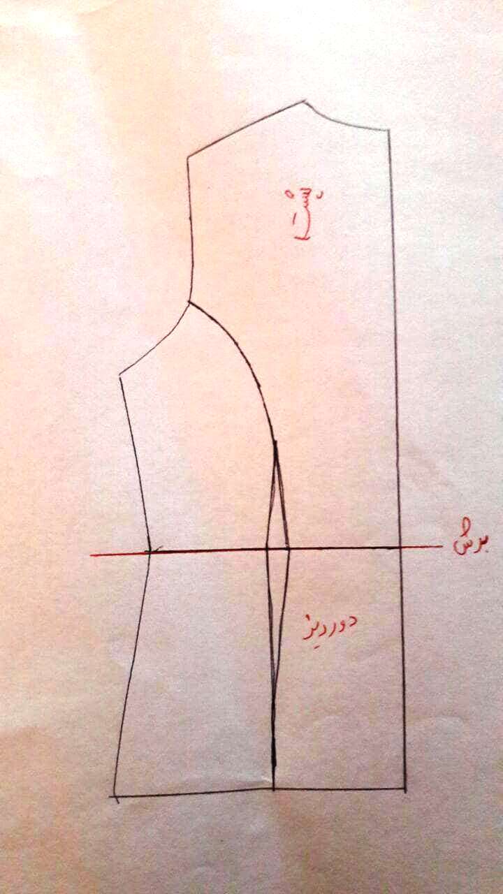 آموزش مانتو جلیقه دار