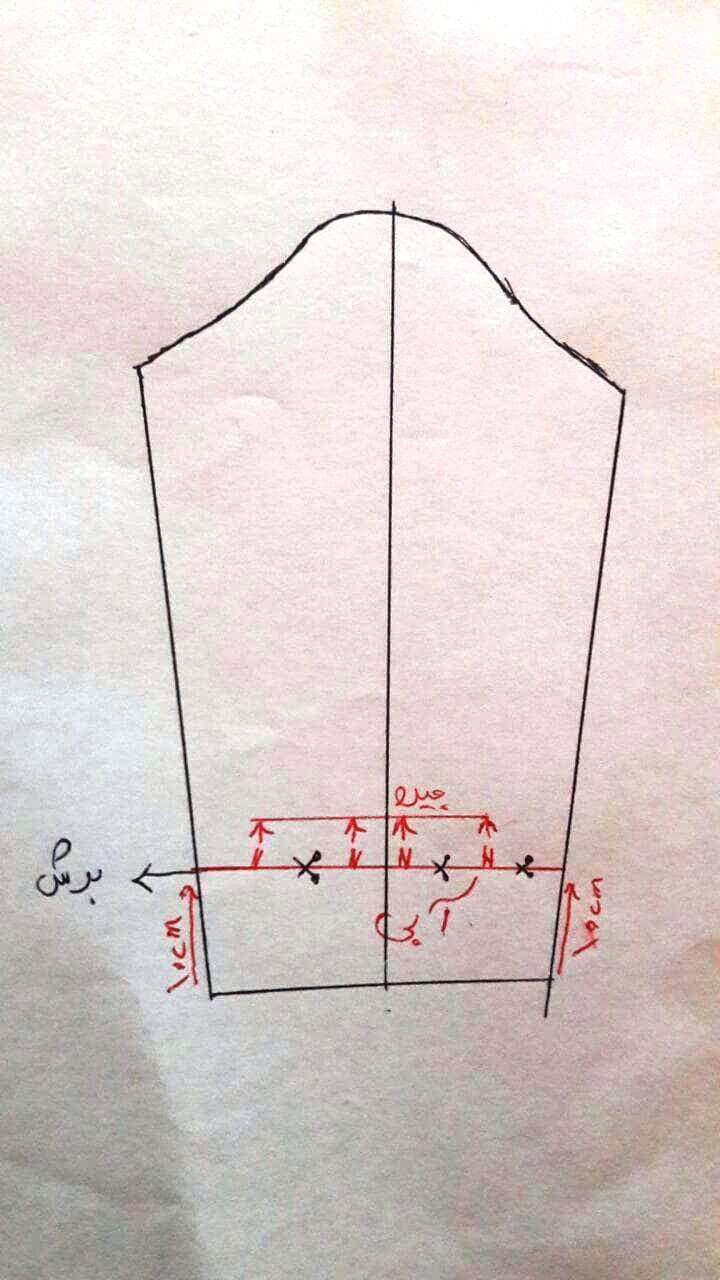 آموزش مانتو جلیقه دار