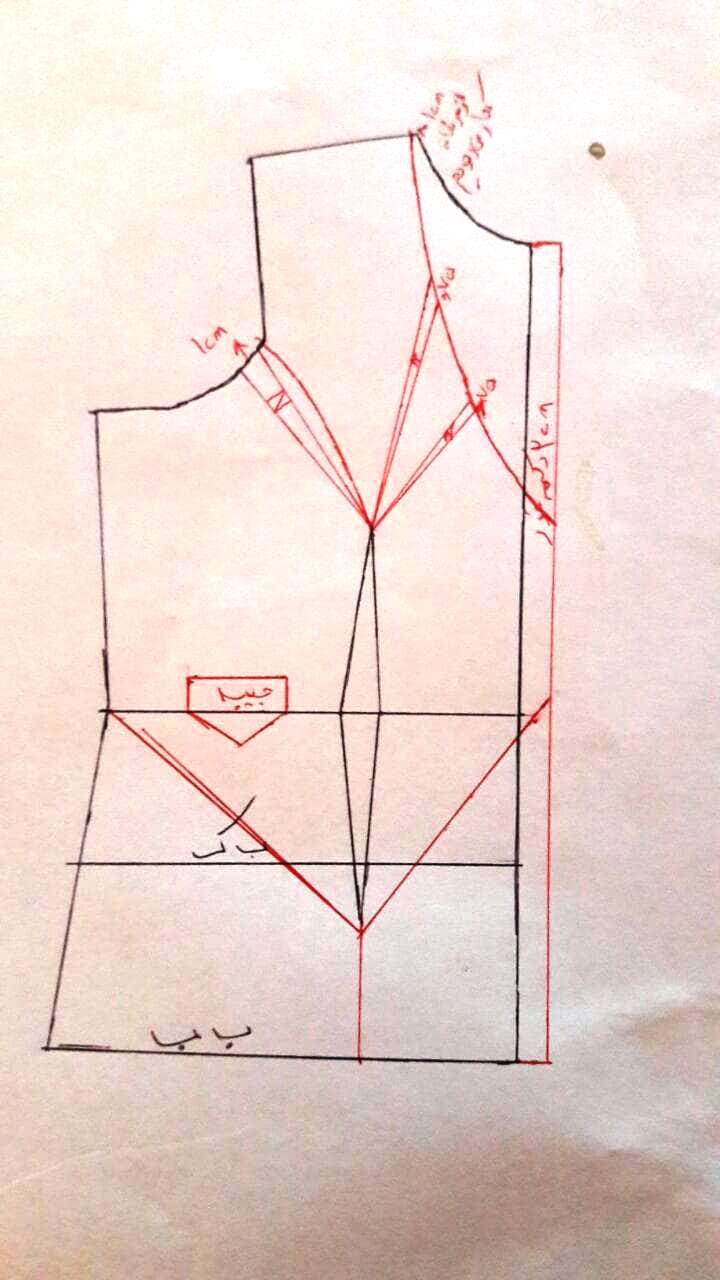 آموزش مانتو جلیقه دار