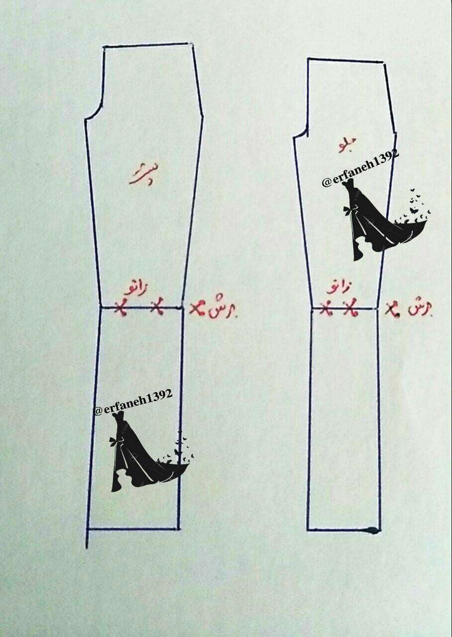 آموزش مانتو و شلوار زیبای بهاری